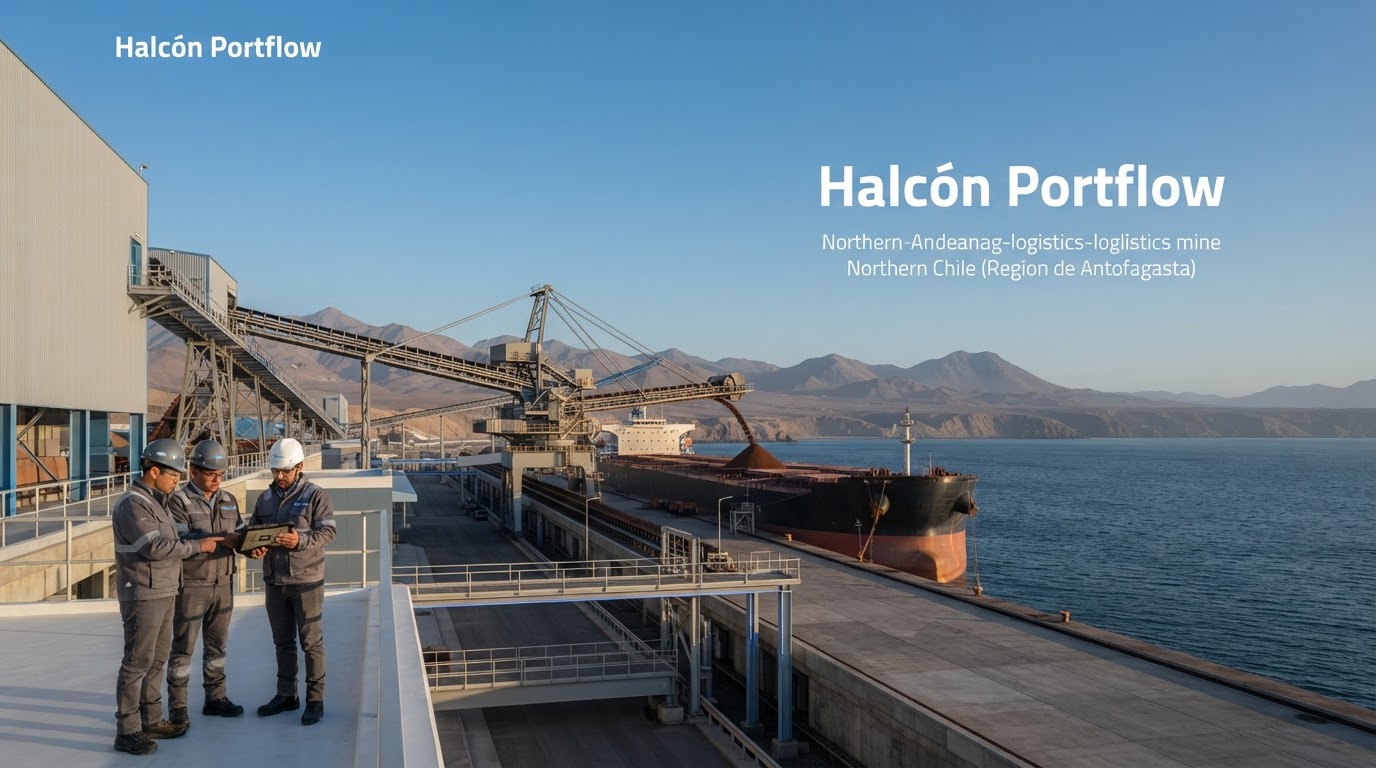 Halcón Portflow panel de análisis de datos financieros usado por un inversionista en movimiento